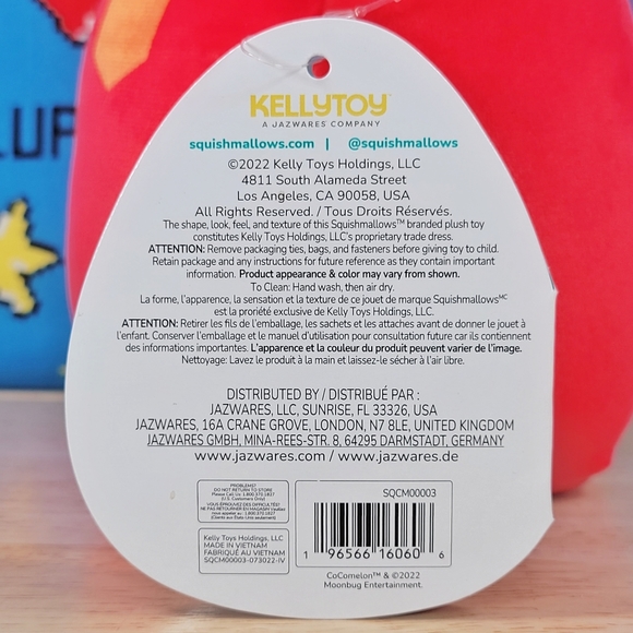 Squishmallow Cocomelon Nico 8" UltraSoft Stuffed Hugmee Toy Plush NWT - Picture 7 of 7